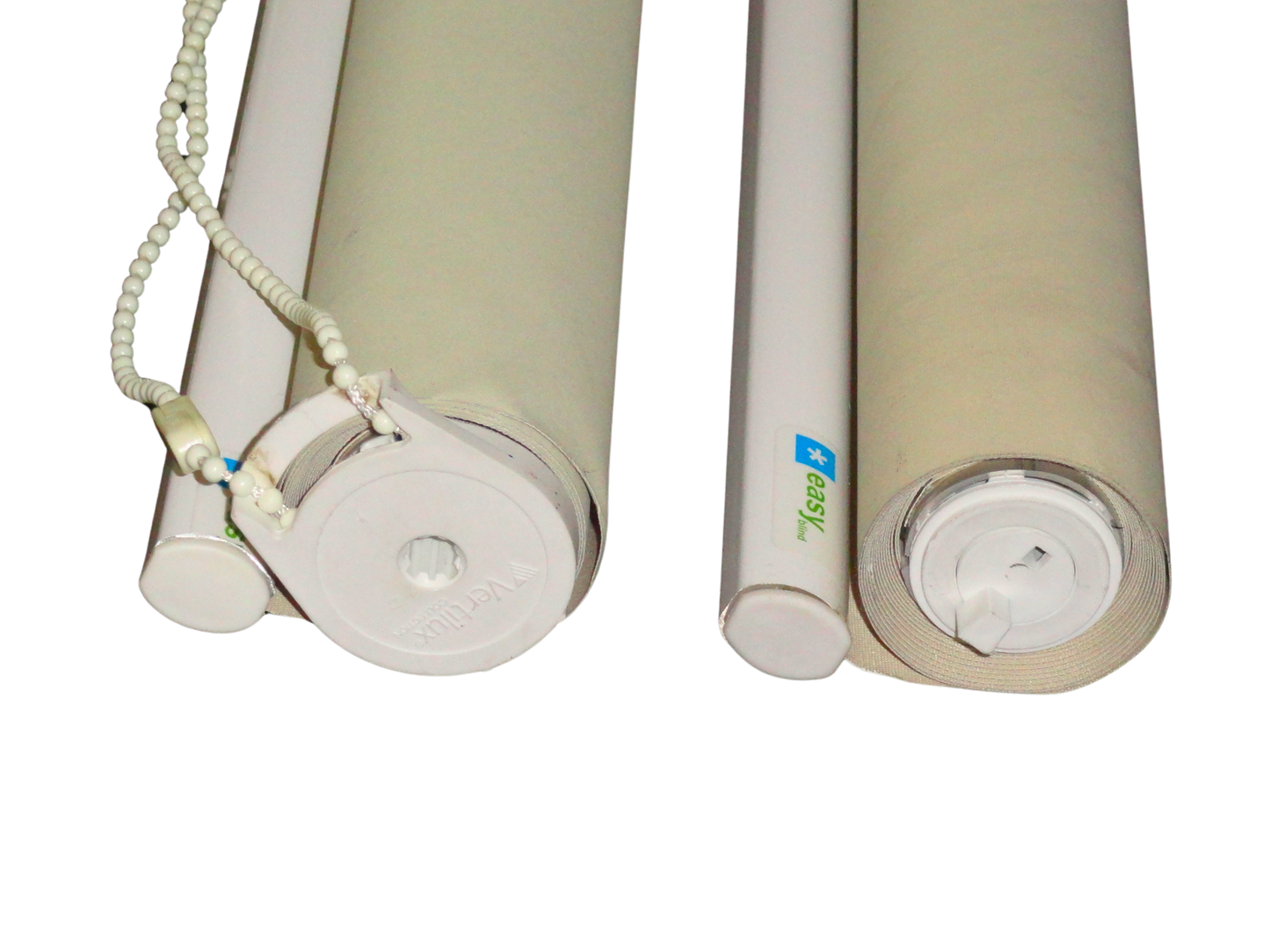 Easy Blind, Set de Persianas Enrollables Easyblind Cocktail Blo - Sand, Arena, Vinilo (PVC), 2016, Izquierdo; 89 cm ancho x 213 cm alto, Derecho; 87 cm ancho x 225 cm alto,  Peso: 8.4 kg por unidad igual a 16.8 kg total set.
