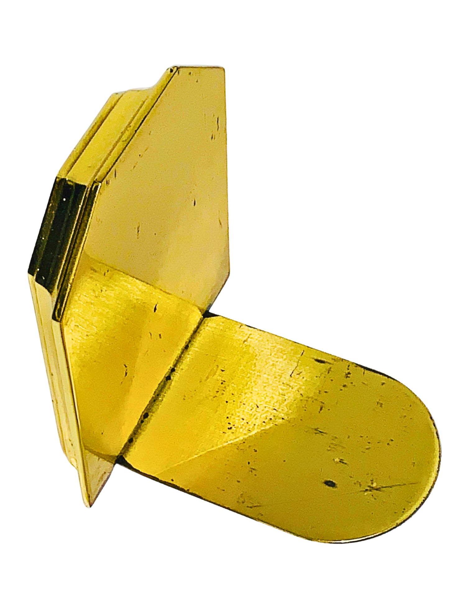 Baldwin, Sujetalibros, Dorado, Latón, S XX, 10.7 cm largo x 9.3 cm ancho x 12.7 cm alto, 771.10 gr.