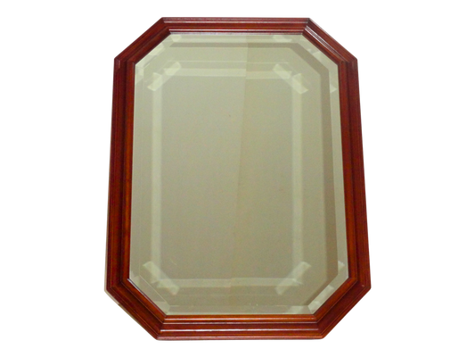 Astracaccio Bagni di Lucca, Espejo Decorativo Pared, Marrón, Espejo y Madera, Italia - S XX, 56.5 cm de ancho x 4.5 cm profundidad x 76.5 cm alto. Peso: 6 kg.