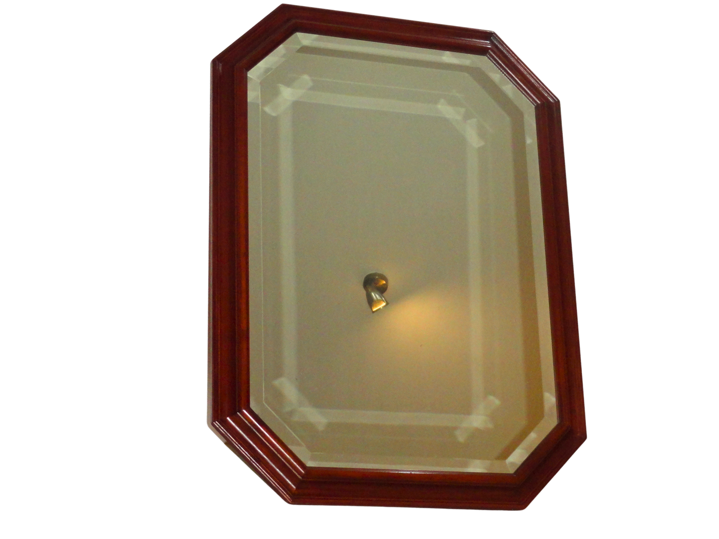 Astracaccio Bagni di Lucca, Espejo Decorativo Pared, Marrón, Espejo y Madera, Italia - S XX, 56.5 cm de ancho x 4.5 cm profundidad x 76.5 cm alto. Peso: 6 kg.