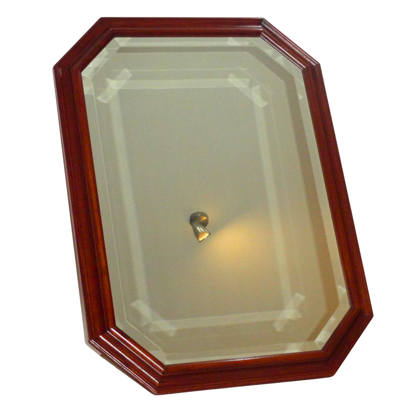 Astracaccio Bagni di Lucca, Espejo Decorativo Pared, Marrón, Espejo y Madera, Italia - S XX, 56.5 cm de ancho x 4.5 cm profundidad x 76.5 cm alto. Peso: 6 kg.