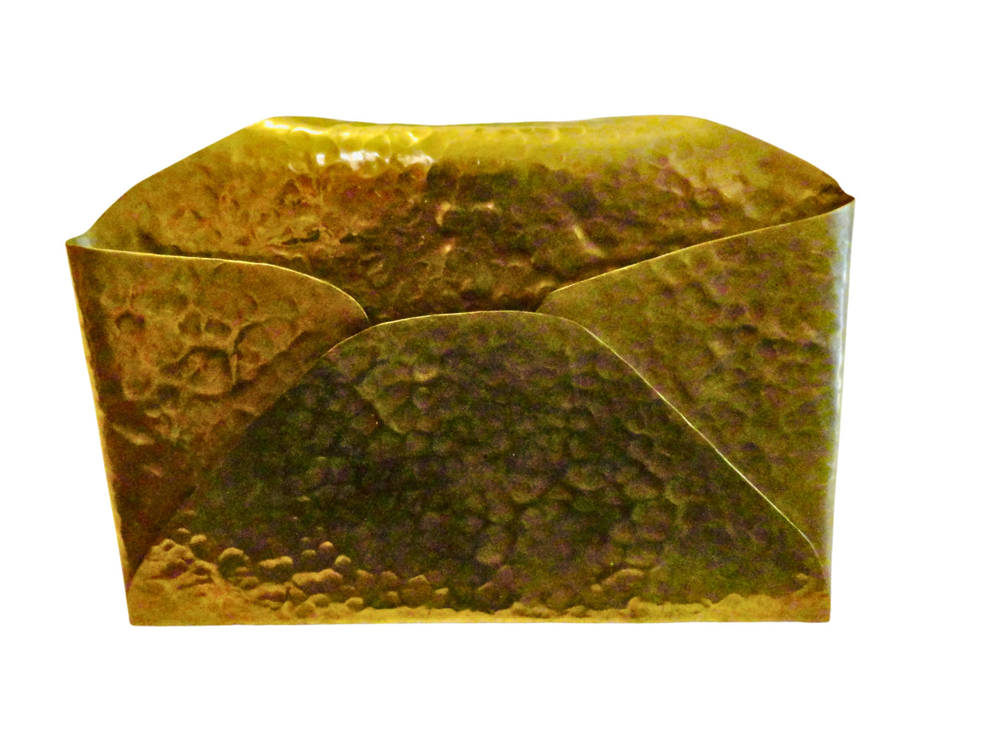 Generico, Organizador de Cartas, Dorado, Latón, México MCM,13 cm alto x 18.3 cm largo x 4 cm ancho, 200 g.