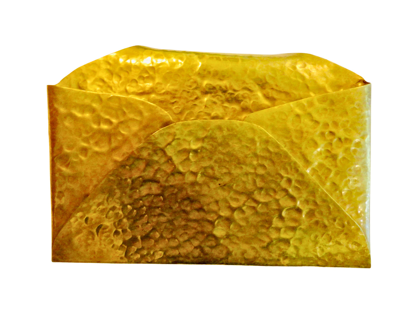 Generico, Organizador de Cartas, Dorado, Latón, México MCM,13 cm alto x 18.3 cm largo x 4 cm ancho, 200 g.