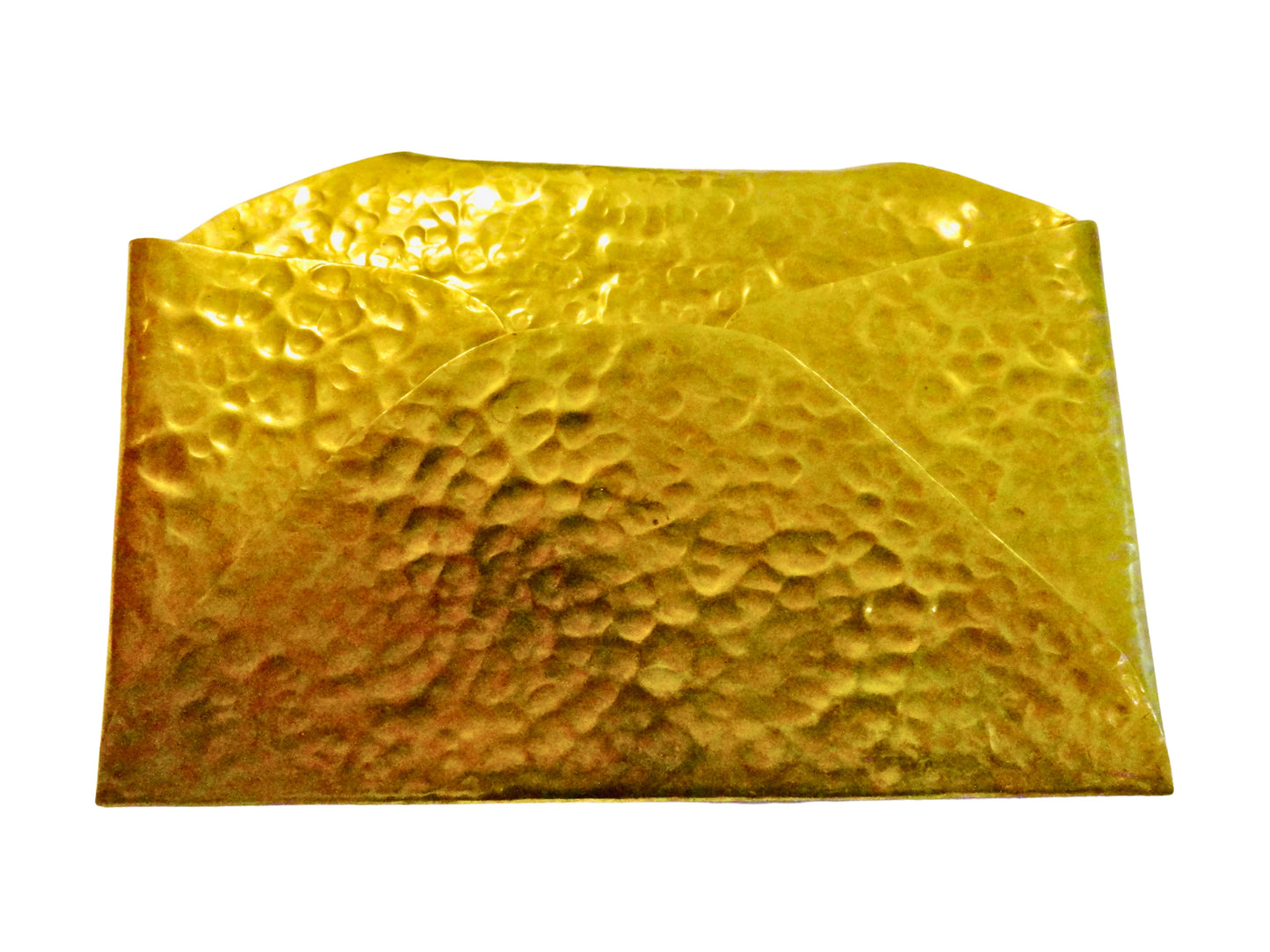 Generico, Organizador de Cartas, Dorado, Latón, México MCM,13 cm alto x 18.3 cm largo x 4 cm ancho, 200 g.