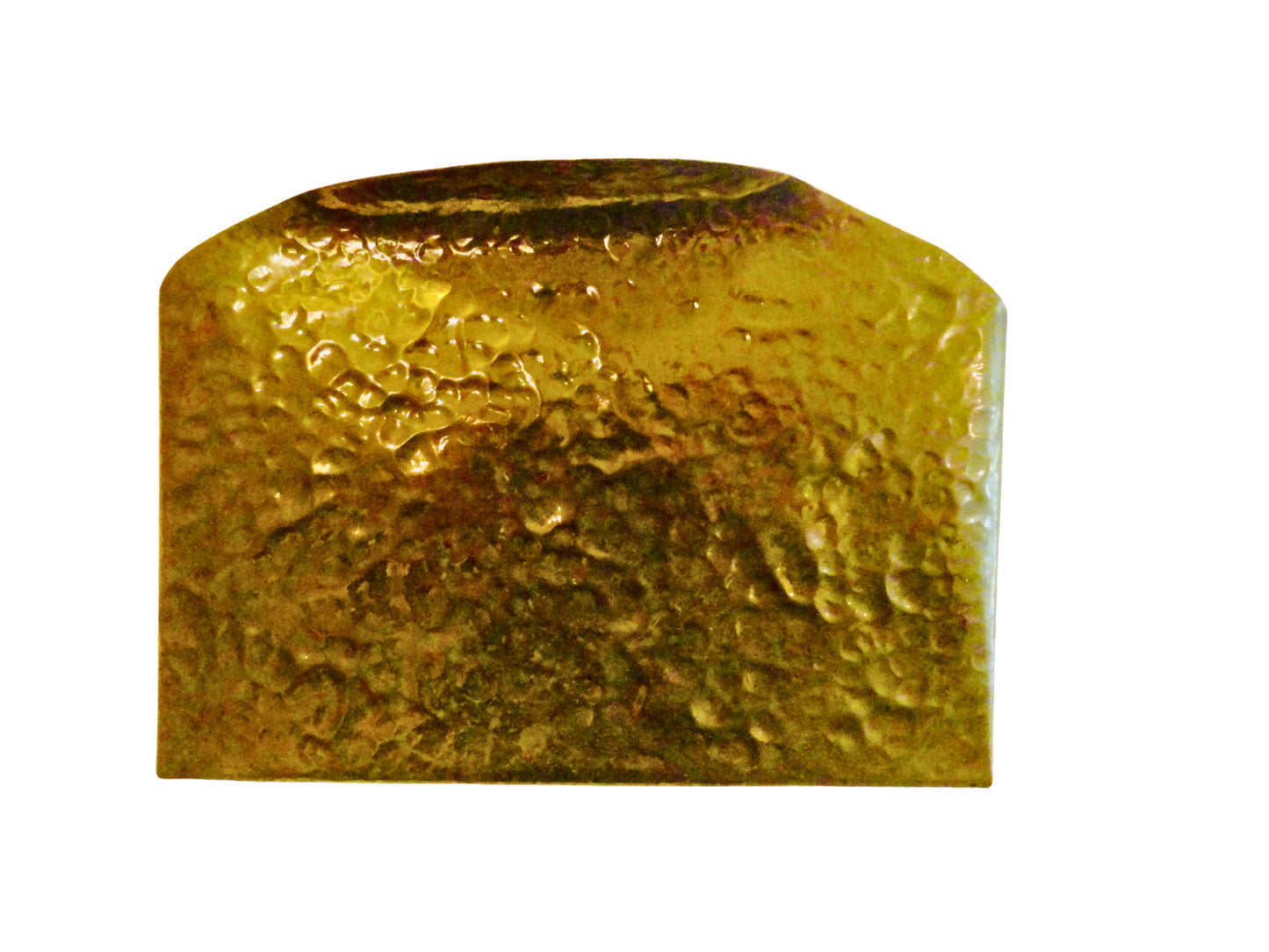 Generico, Organizador de Cartas, Dorado, Latón, México MCM,13 cm alto x 18.3 cm largo x 4 cm ancho, 200 g.