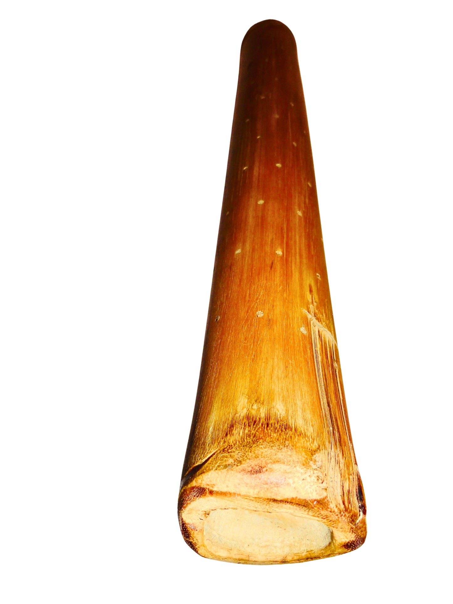 Genérico, Palo de Lluvia, Amarillo, Bambú, Mexico, 37.3 cm largo x 4.7 cm diámetro.
