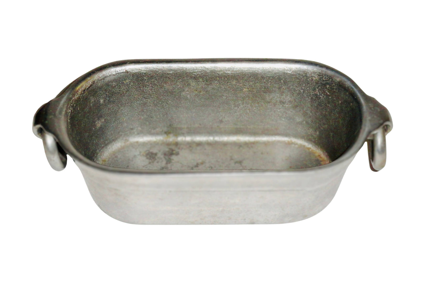 Dupuis, Tina Miniatura Decorativa, Plata, Peltre y Plata, Mexico S XX, 5.9 cm Alto x 20.3 cm Largo x 9 cm Ancho, 530 g