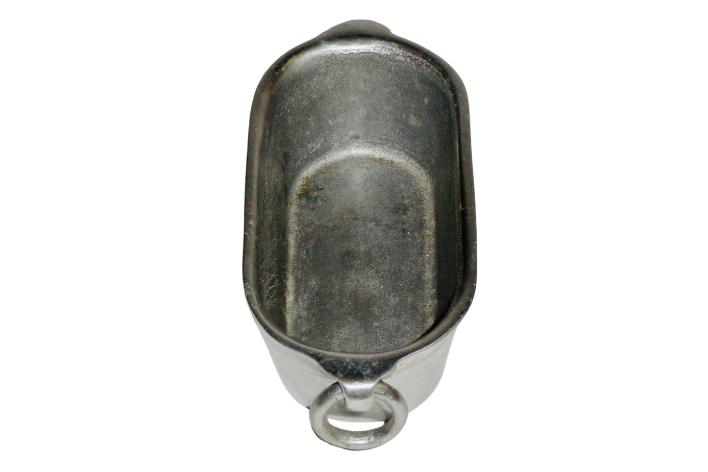 Dupuis, Tina Miniatura Decorativa, Plata, Peltre y Plata, Mexico S XX, 5.9 cm Alto x 20.3 cm Largo x 9 cm Ancho, 530 g