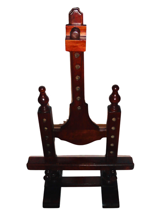Generico, Caballete de Mesa, Marrón Oscuro, Nogal, S XX, 66.5 cm largo x 22 cm ancho x 8.3 cm alto, 680 gr.