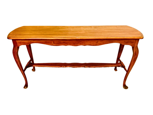 Genérico, Consola Recibidor, Marron Claro, Cedro Rojo,  Provenzal Frances, 1.51 m longitud x 0.46 m profundidad x 0.74 m altura, 15 kg.