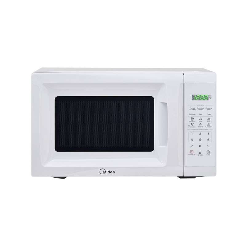 Midea, Horno de Microondas, Blanco, Acero Inoxidable, China - S XXI, 43.1 cm ancho, 24 cm alto, 32.3 cm profundidad, 9 kg.