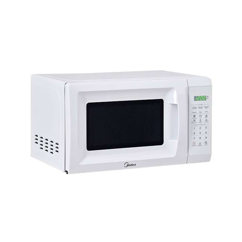 Midea, Horno de Microondas, Blanco, Acero Inoxidable, China - S XXI, 43.1 cm ancho, 24 cm alto, 32.3 cm profundidad, 9 kg.
