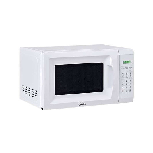 Midea, Horno de Microondas, Blanco, Acero Inoxidable, China - S XXI, 43.1 cm ancho, 24 cm alto, 32.3 cm profundidad, 9 kg.