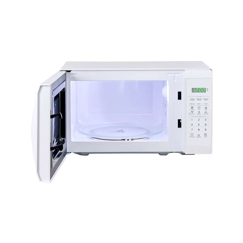 Midea, Horno de Microondas, Blanco, Acero Inoxidable, China - S XXI, 43.1 cm ancho, 24 cm alto, 32.3 cm profundidad, 9 kg.